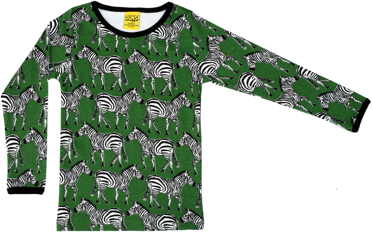 Duns Sweden - Longsleeve Green Zebras