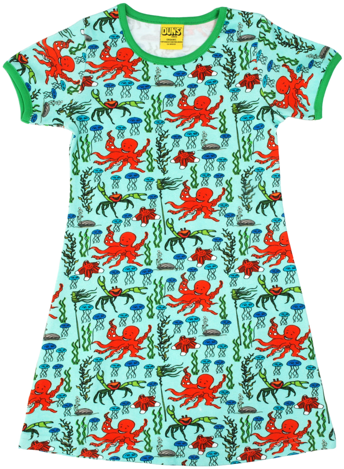 Duns Sweden - Shortsleeve Dress Octopus Mint