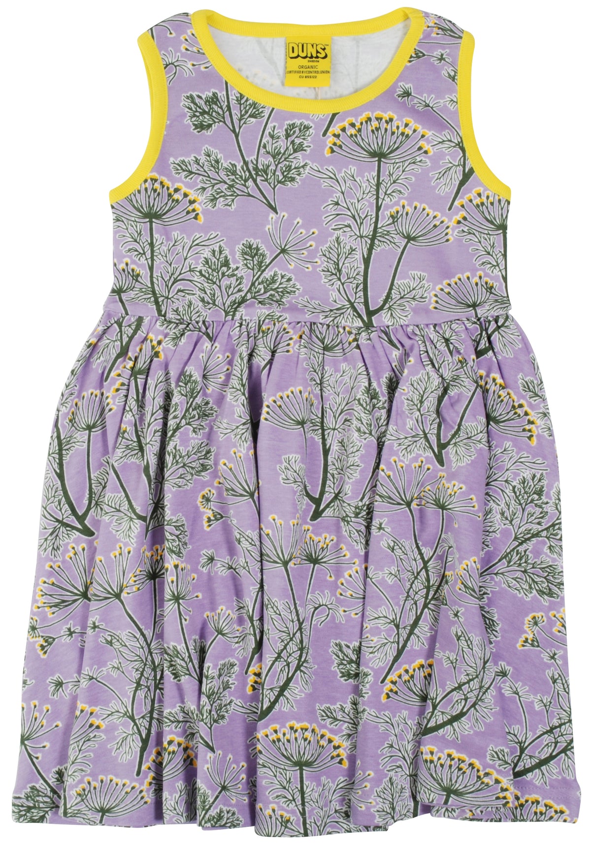 Duns Sweden - Sleeveless Gather Dress Dill Violet - Swinging dress Dill Lilac