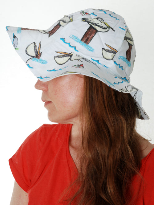 Duns Sweden Sunhat Pelican - Sunhat Pelicans