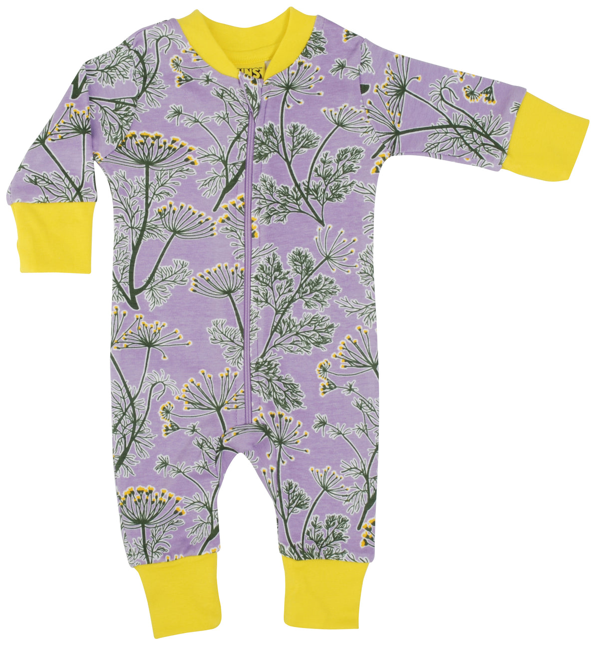 Duns Sweden - Zipsuit Dill Violet 잠옷 Dill Lilac