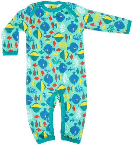 Duns Sweden Jumpsuit Vissen Fish Turquoise