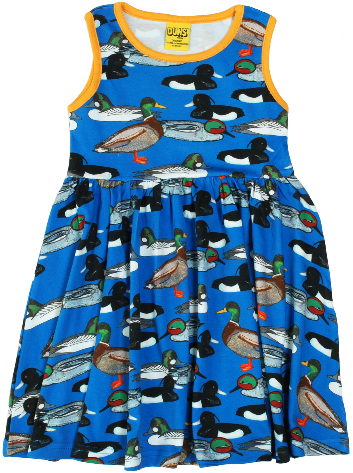 Duns Sweden - Sleeveless Gather Dress/Zwierjurk Duckpond Blue