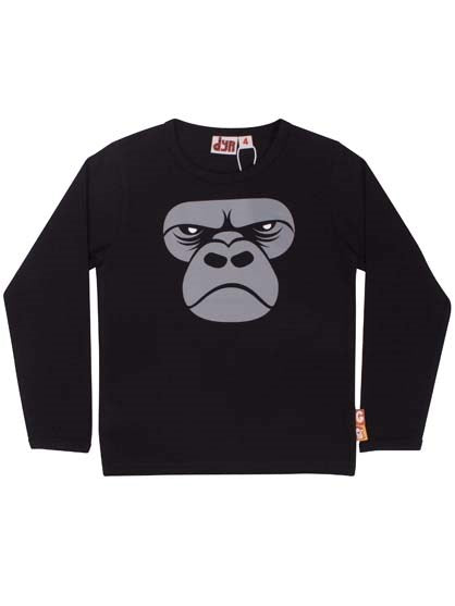 Danefae Dyr - Roar Longsleeve Black Zoom Gorilla - Black Gorilla