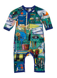 Molo - Flemming Jumpsuit Longsleeve Camper - Baby Suit Long Sleeves Camping