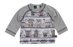 Molo - Egil Longsleeve Robots 그레이 라글런 슬리브 - Longsleeve Robots