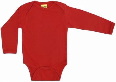 More Than A Fling Body Pompeian Red - 롬퍼 롱슬리브 다크 레드