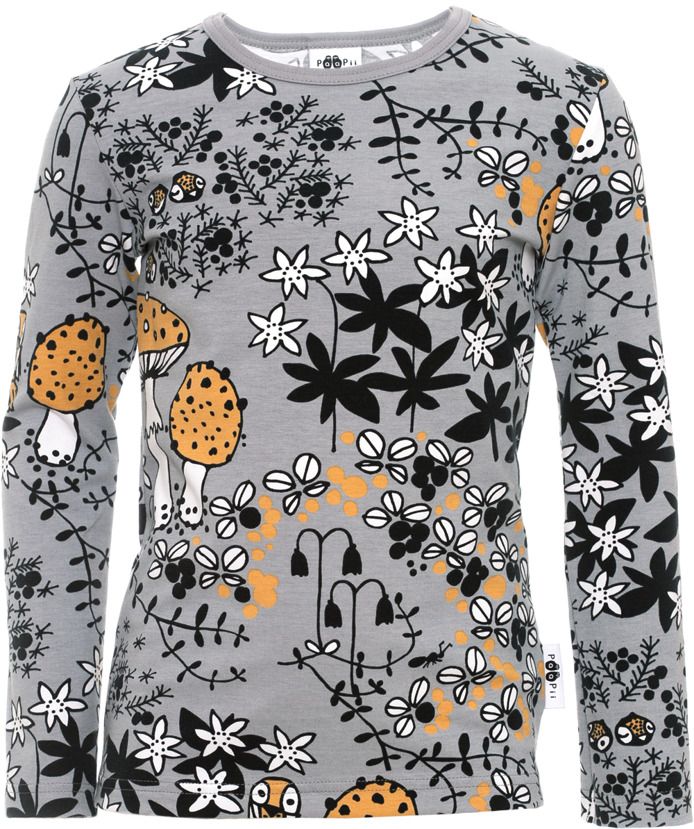 PaaPii - Nelli Tunic Mosspath Grey (128 - 164)