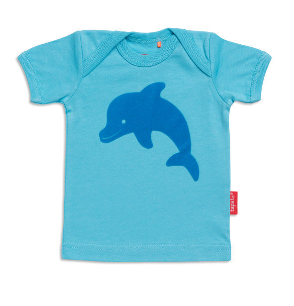 Tapete T-Shirt BABY Flipper Blue - Blue Dolphin