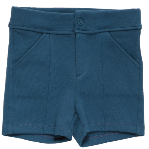 This is a Color - Shorts Bermuda Blue Pockets Shorts Blue with Pockets