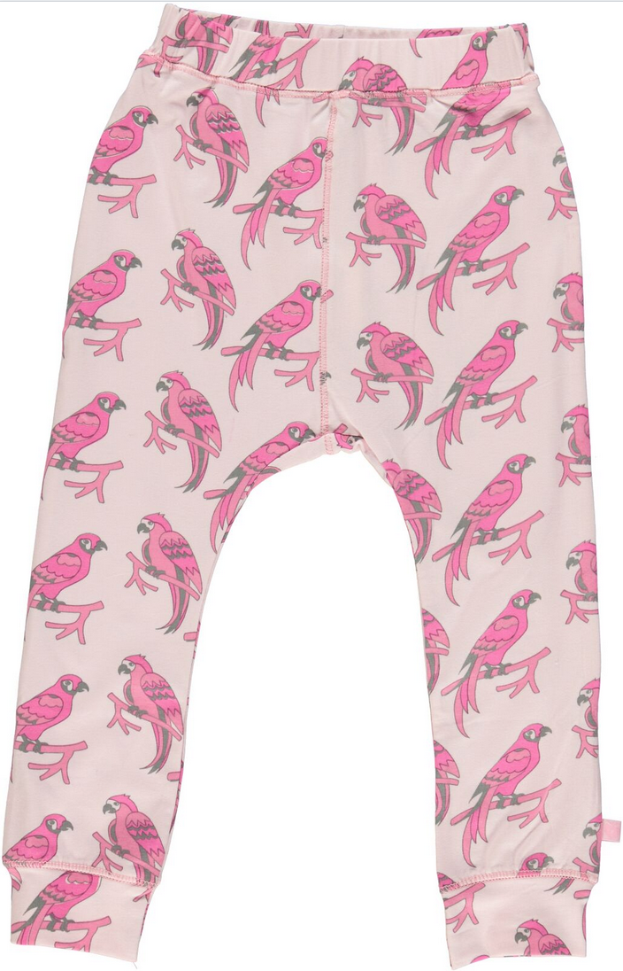 Smafolk - Pants Jersey Pink Bird Bird BABY