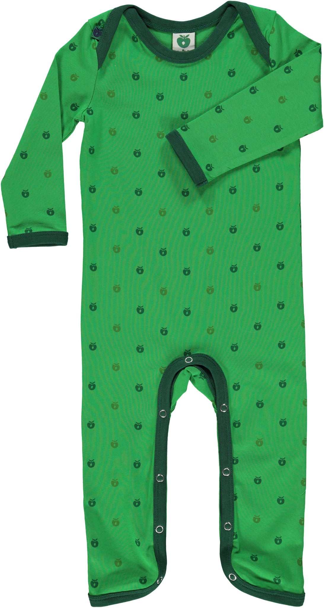 Smafolk - Jumpsuit Green Mini Apples - Green Apples