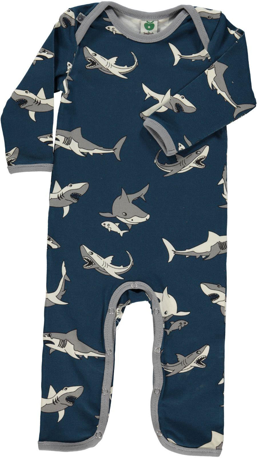 Smafolk Jumpsuit Shark Dark Blue - Shark Dark Blue