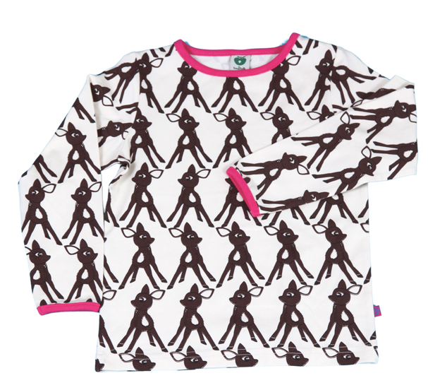 Smafolk - Longsleeve Ecru Bambi Deer - Shirt Deer