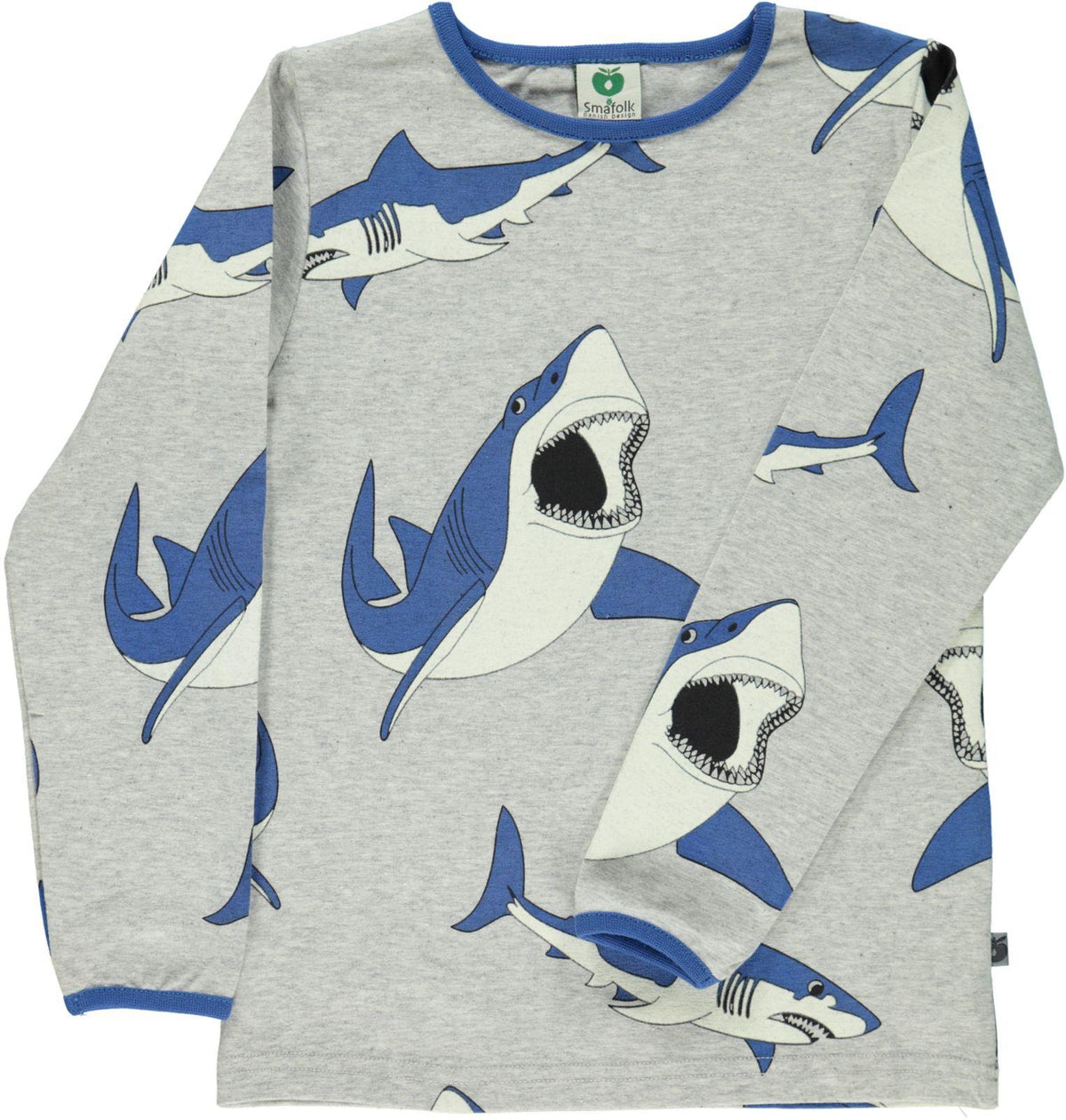 Smafolk Longsleeve Sharks Grey - Grey Sharks