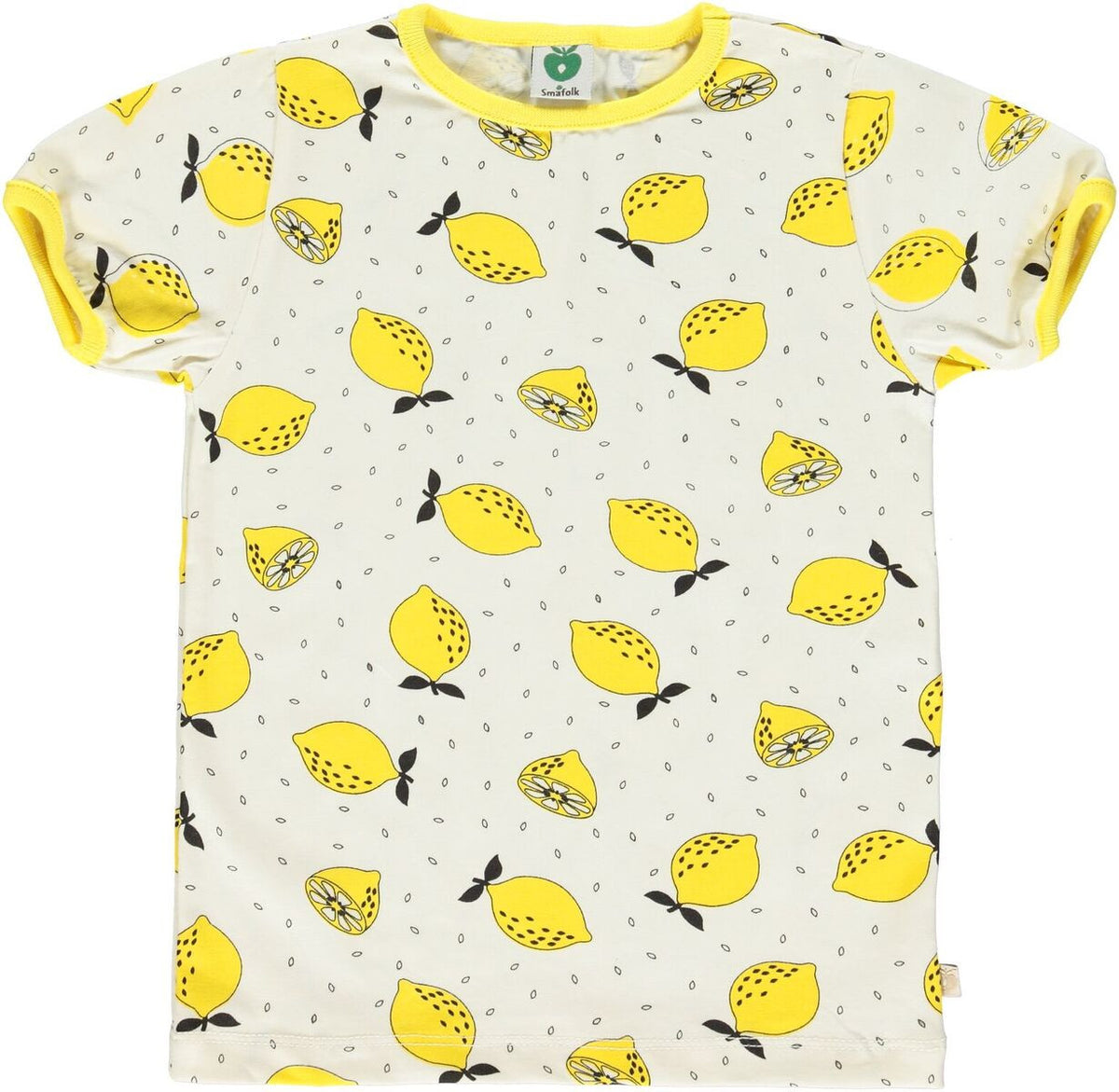 Smafolk - T-Shirt Ecru Yellow Lemons Yellow Lemons