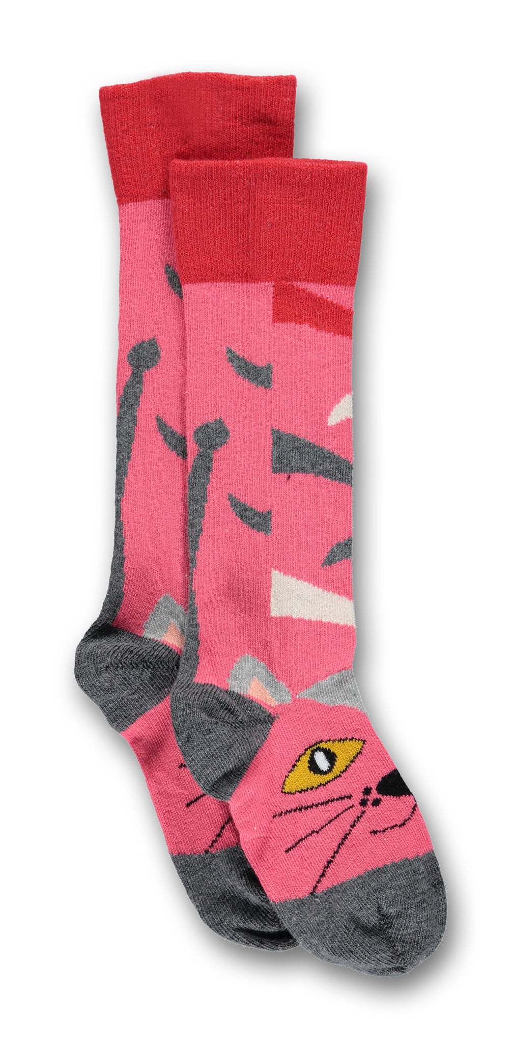 Ubang Knee Socks Cat Pink - Chatterbox Kneesocks Cat Pink
