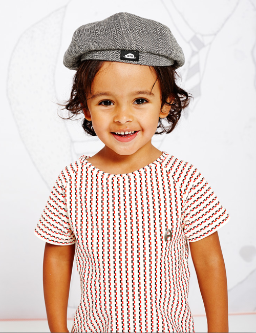 Albababy - Eddy T - Brown/Orange Striped