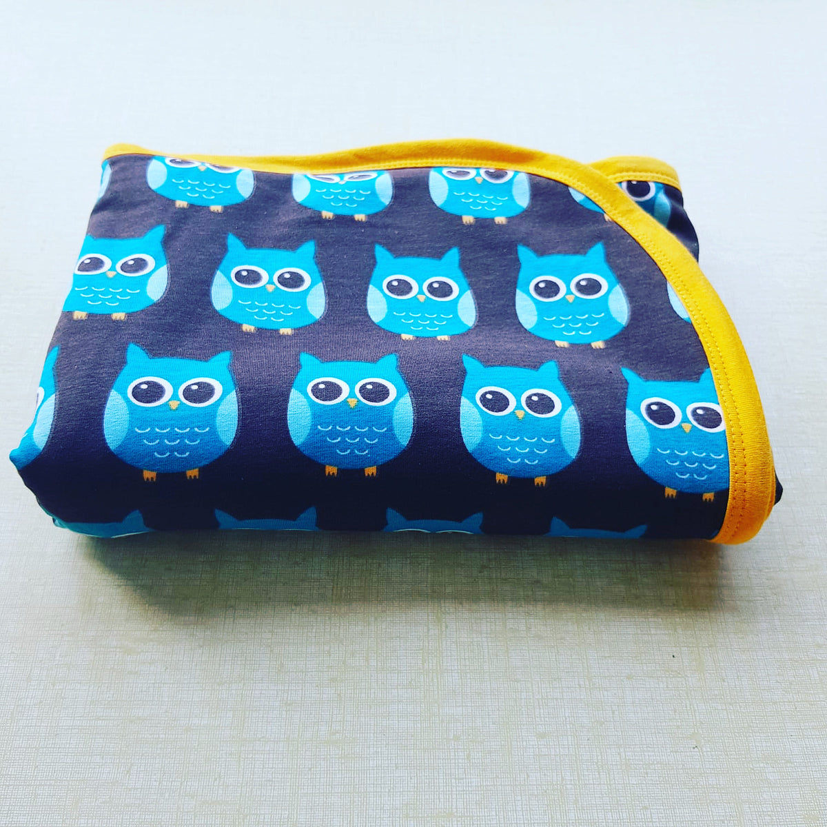 Maxomorra - Blanket Brown Blue Owls Blanket Brown Owls Blue