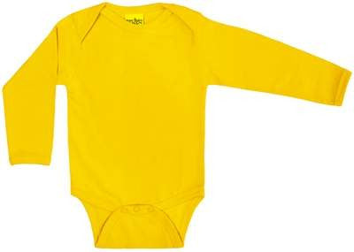 More Than A Fling Body Yellow Yellow Long Sleeve Romper