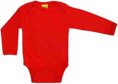 More Than A Fling Body Red Romper Red Long Sleeve