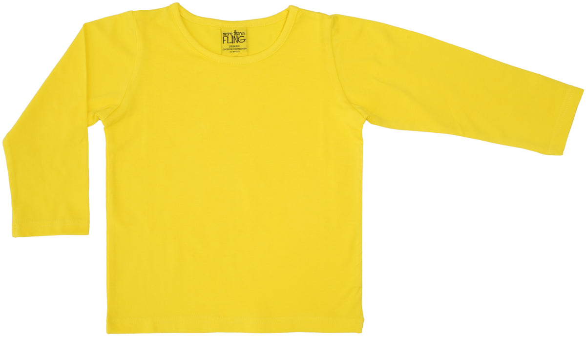 More Than A Fling Longsleeve Bright Yellow/Geel (AU19)