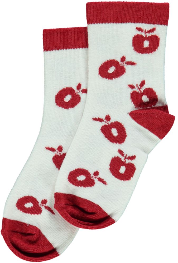 Smafolk Socks Apple Red - Socks Apple Red