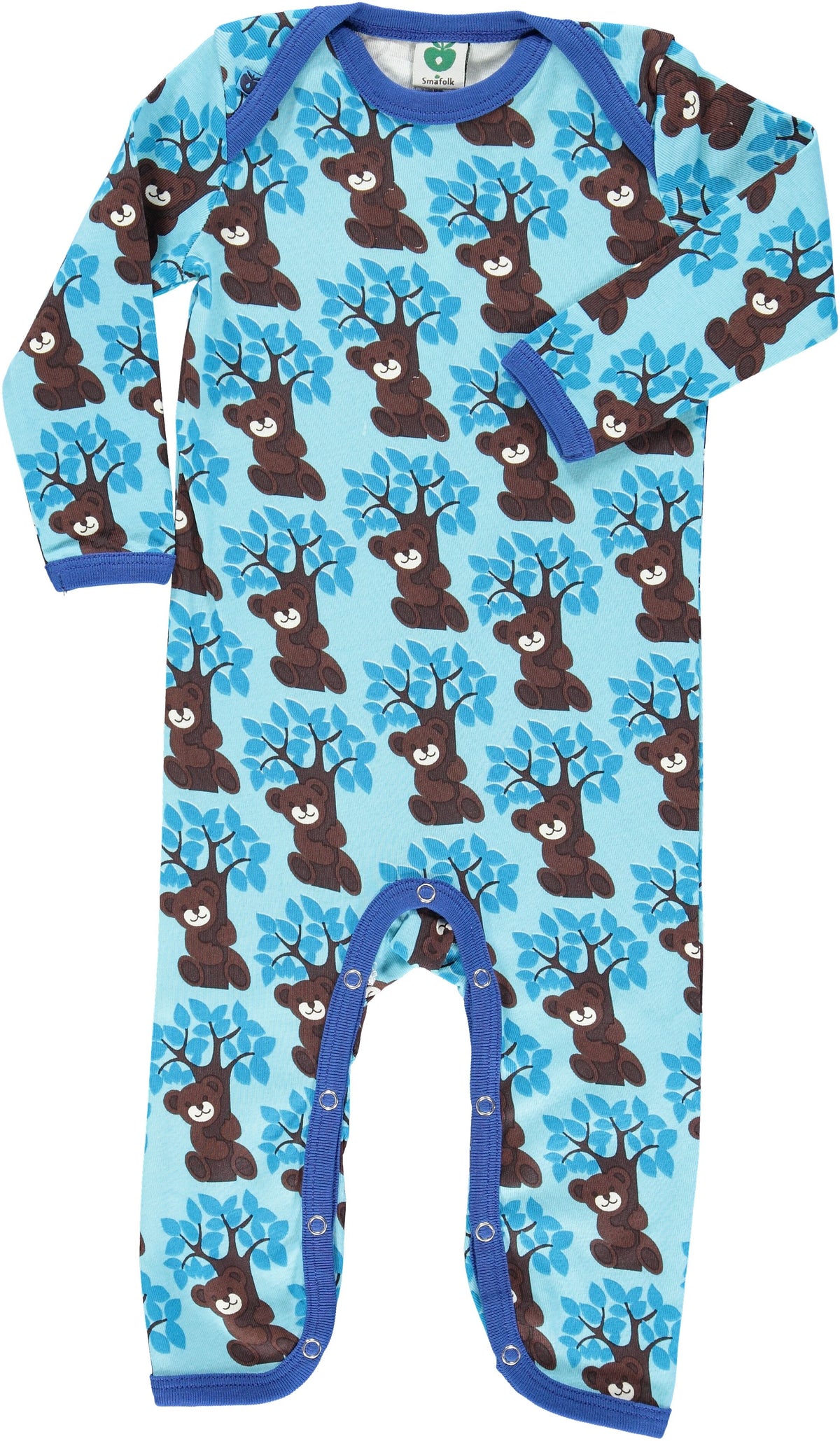 Smafolk Jumpsuit Blue Trees &amp;amp; Bears
