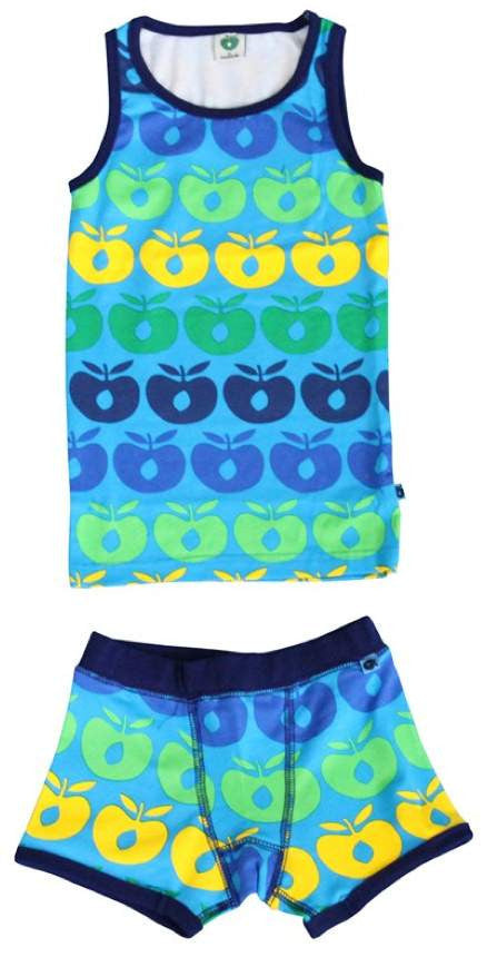 Smafolk - Underwear apples - Set boxer and shirt