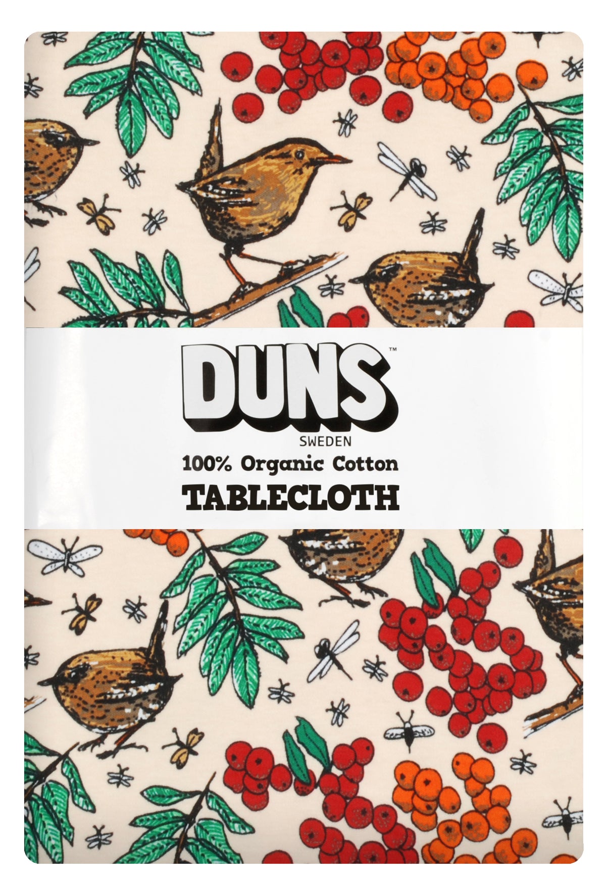 Duns Sweden Tablecloth Rowanberry Pearl - Tafelkleed Lijsterbessen