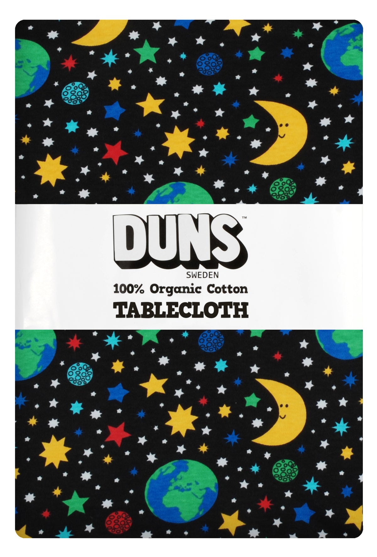 Duns Sweden Tablecloth Mother Earth Black - Tablecloth Starry Sky Black