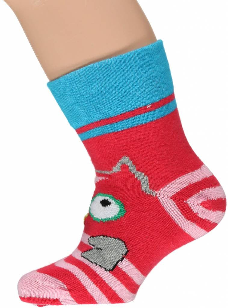 Ubang Chatterbox Owl Pink - Socks Owl Pink