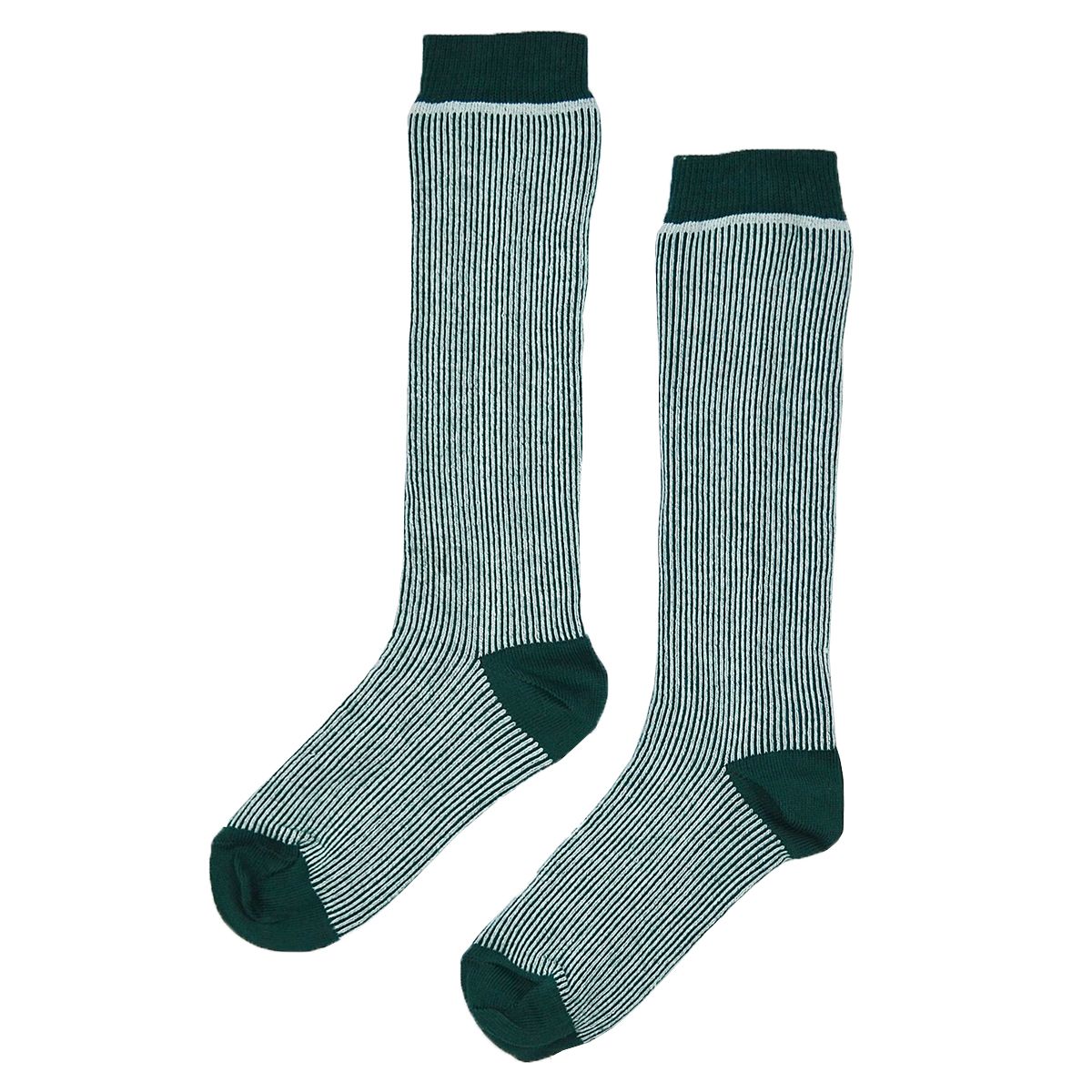 Baba Kidswear - Kneesocks Green Stripes